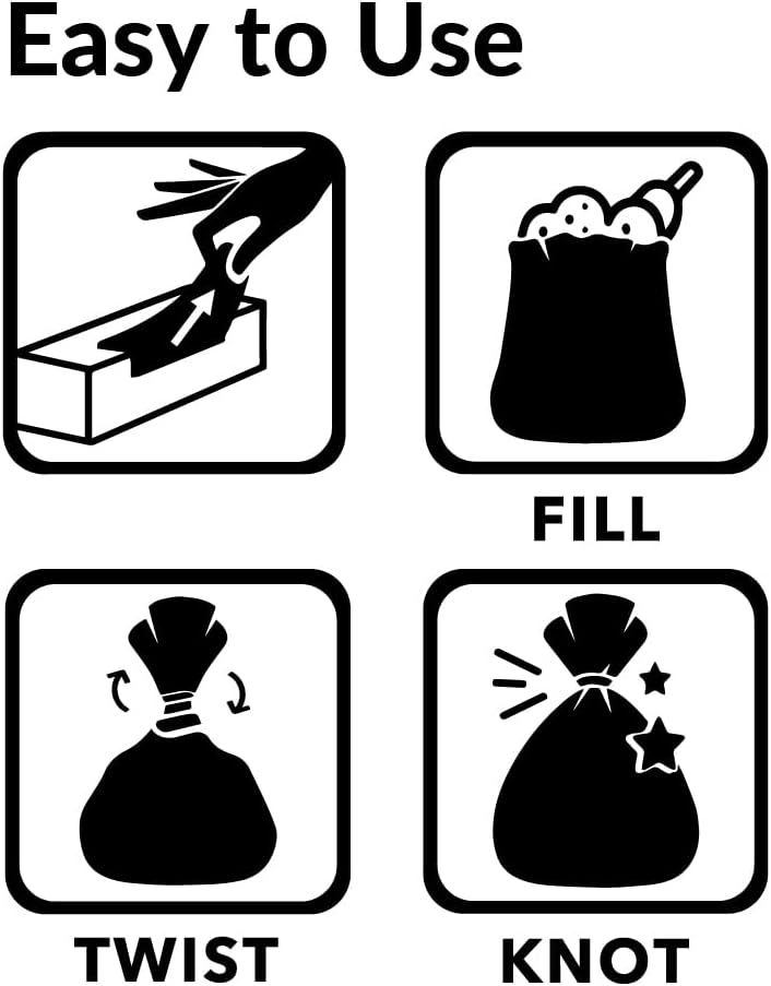 BOS , Odor-Sealing Dirty Diaper Trash Bags - Disposable Bags - Scent & Smell Free, 200Bags, (Color: Cream Yellow) (Pack of 1) - Image 5